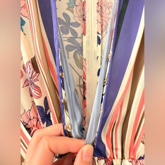 NWOT BRONX AND BANCO Bedouin Peony Coastal Mini Dress - Picture 10 of 16